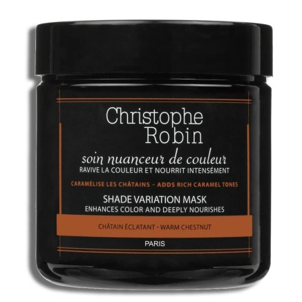 Mascarilla con pigmentos de color Christophe Robin Warm Chestnut 250 m