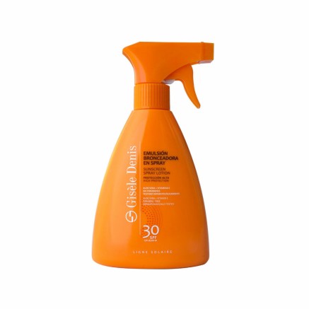 Protector Solar Corporal en Spray Emulsión Bronceadora Gisèle Denis 2