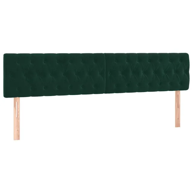 Sommier à lattes de lit avec matelas LED Vert foncé 200x200 cm