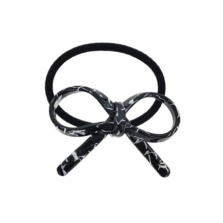 Elastico per capelli Araban Bianco Nero Fiocco