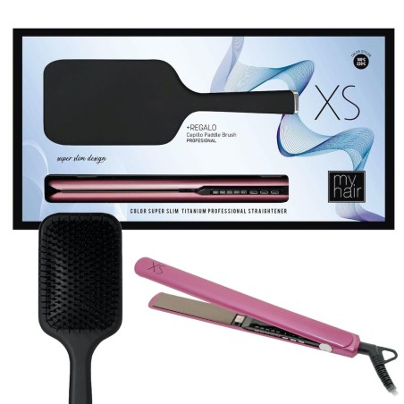 Piastra per Capelli My Hair MYHAIR XS PINK GOLD 2 Pezzi