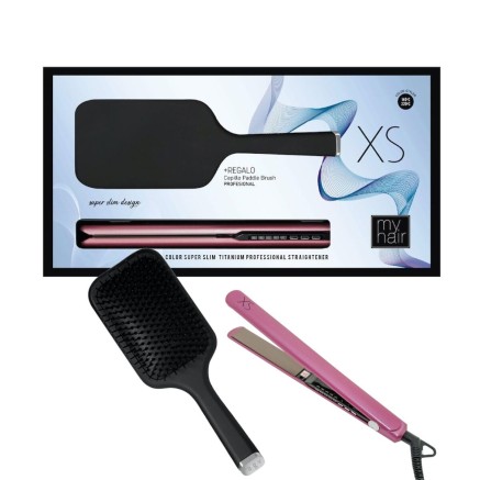Piastra per Capelli My Hair MYHAIR XS PINK 2 Pezzi