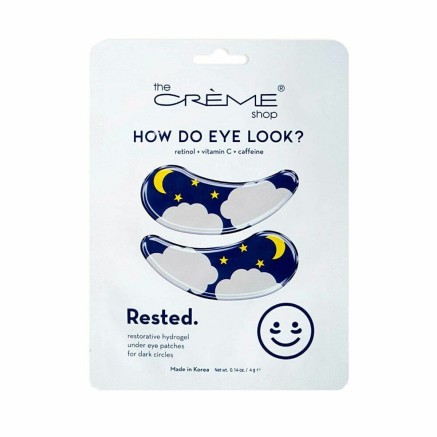 Patch for the Eye Area The Crème Shop Rested hydrogel Reusable 2 Unit