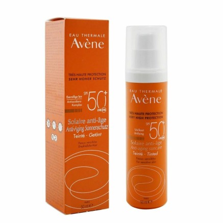 Crème Solaire Avec Couleur Avene 192921 50 ml Anti-âge 2 Pièces