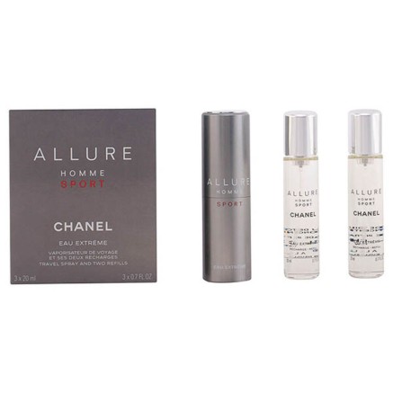 Set de Perfume Hombre Allure Homme Sport Chanel Allure Homme Sport Eau