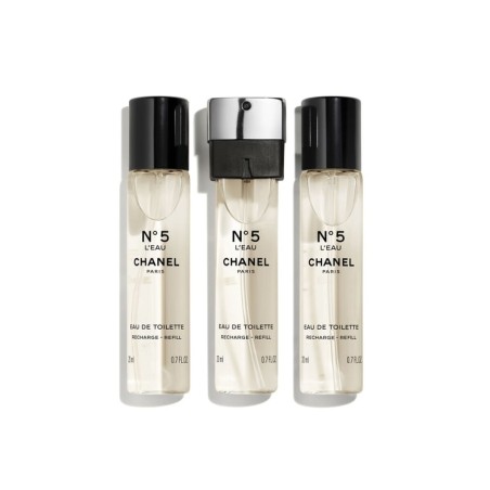Parfumset voor Dames Chanel N°5 L'Eau EDT 3 x 20 ml Herlaadbaar