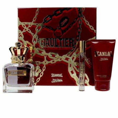 Cofanetto Profumo Uomo Jean Paul Gaultier EDT Scandal 3 Pezzi