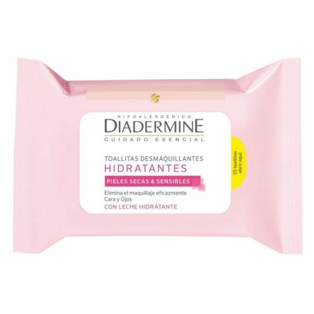 Toallitas Desmaquillantes Diadermine Hidratante 25 Unidades