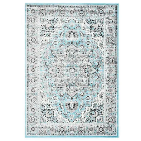 Tapis Bleu clair 80 x 150 cm Polyéthylène
