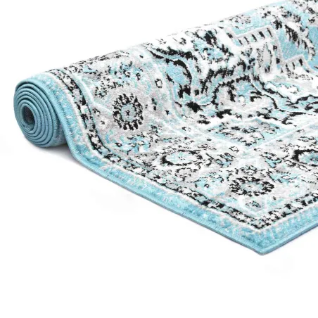 Tapis Bleu clair 80 x 150 cm Polyéthylène