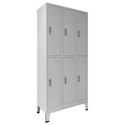 Armoire à casiers Gris 45 x 90 x 180 cm