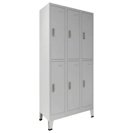 Armoire à casiers Gris 45 x 90 x 180 cm