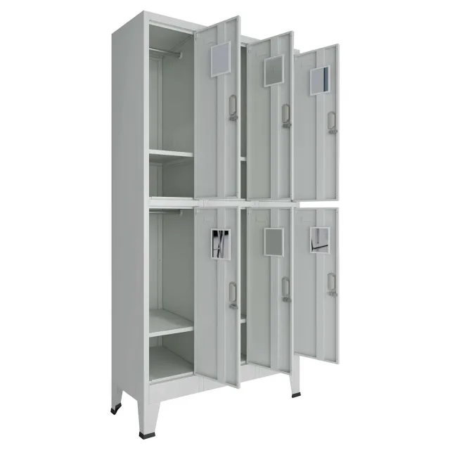 Armoire à casiers Gris 45 x 90 x 180 cm