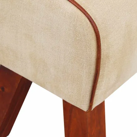 Tabouret Livre Marron Cuir