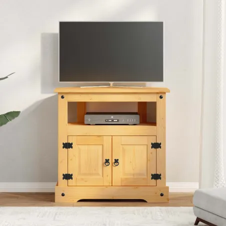 Table console Gamme Corona Pin mexicain 80x43x78 cm