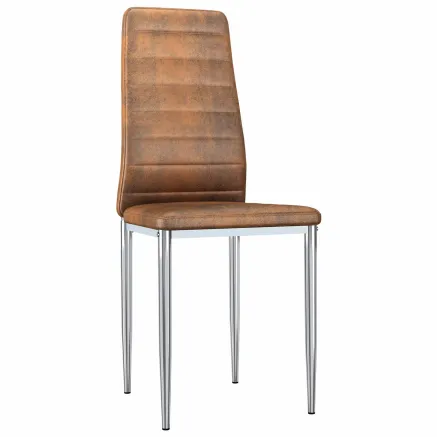 Chaises de salle à manger 2 pcs Marron 41.5 x 48 x 99 cm 2