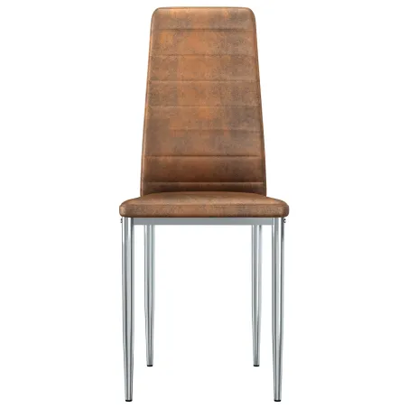 Chaises de salle à manger 2 pcs Marron 41.5 x 48 x 99 cm