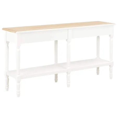 table avec tiroir Blanc bois