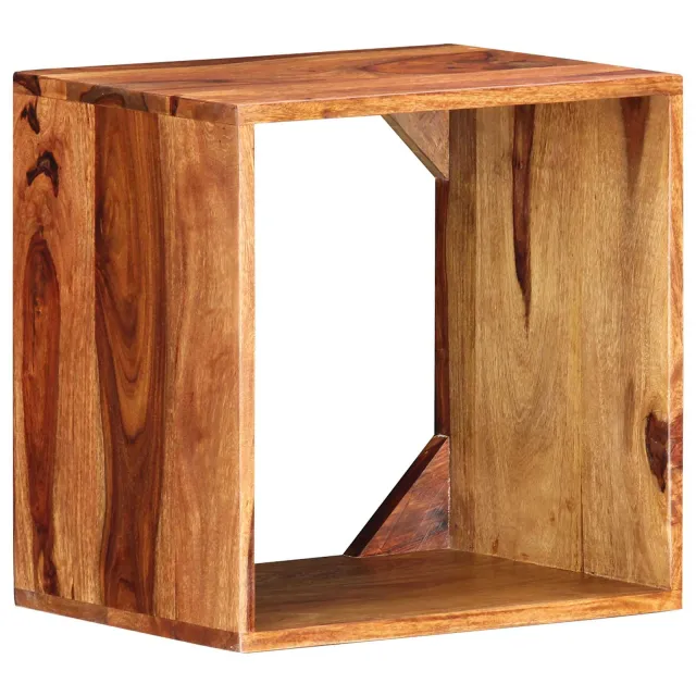 Étagère Murale Cube Marron 40 x 30 x 40 cm Bois d'Acacia Massif