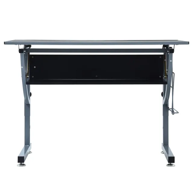 Table à dessin Noir 110 x 60 x 87 cm Panneau de particules