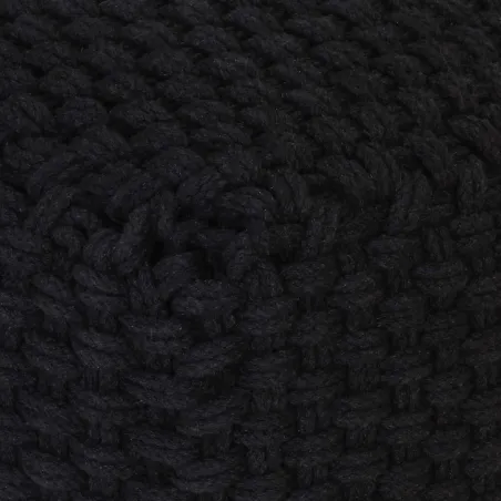 Pouf Noir 50 x 50 x 30 cm