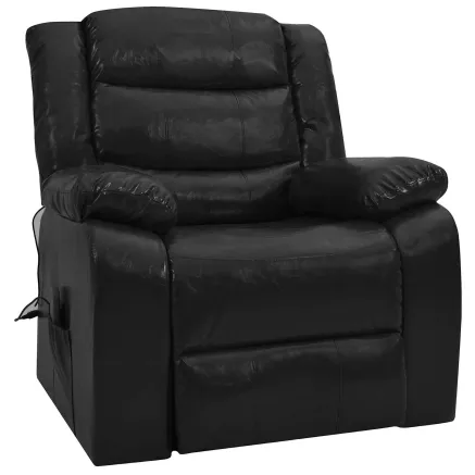 Recliner de massage électrique Noir 92 x 93 x 98 cm