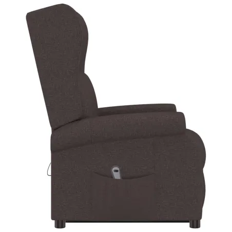 Fauteuil Marron foncé Tissu