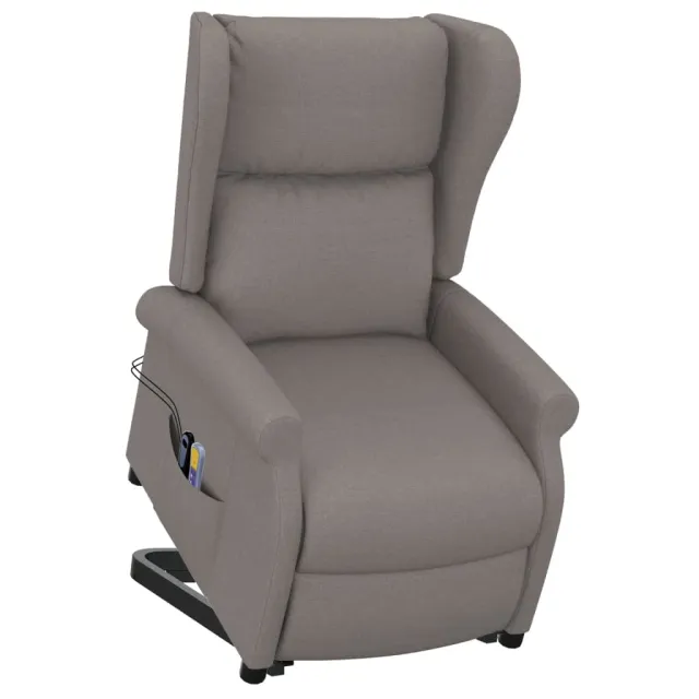 Fauteuil de massage Taupe Tissu