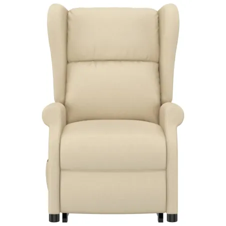 Fauteuil de massage Crème Tissu