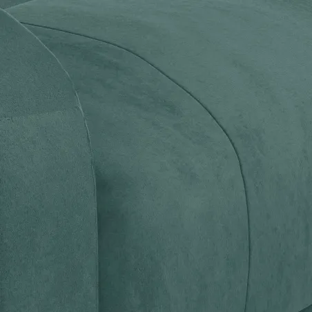 Fauteuil inclinable électrique vert foncé velours