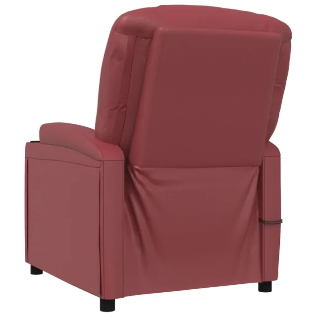 Fauteuil de massage Rouge bordeaux Similicuir