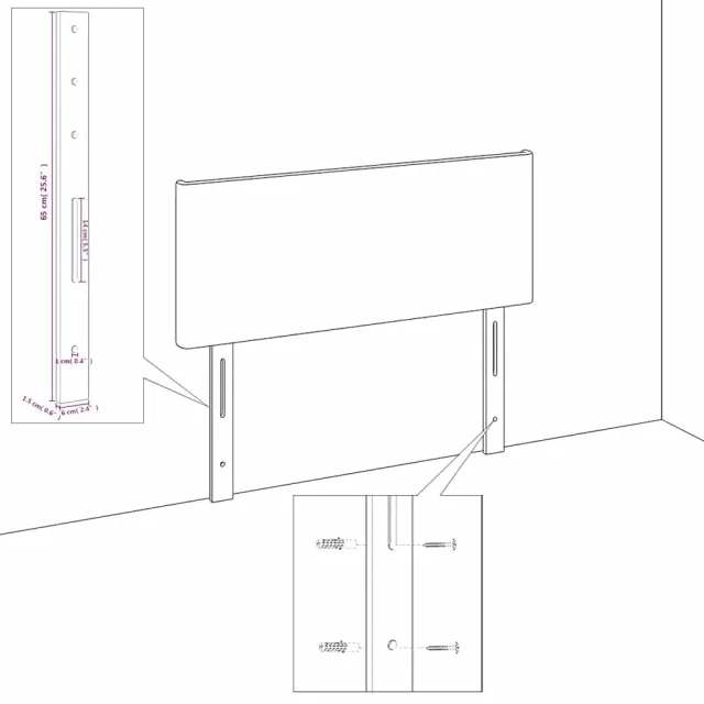 Sommier à lattes de lit avec matelas Taupe 90x190 cm Tissu