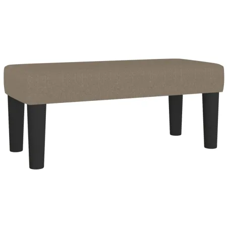 Sommier à lattes de lit avec matelas Taupe 80x200 cm Tissu