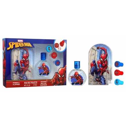 Perfume Infantil Air-Val SPIDERMAN EDT 50+PINBALL EDT 50 ml 3 Piezas 2