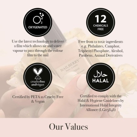Smalto per unghie Nailberry ACAI 15 ml