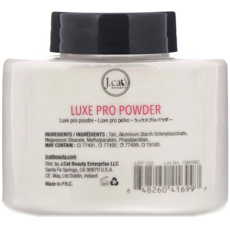 Polvos Fijadores de Maquillaje J.Cat LUXE PRO POWDER PEARL LUMINIZER 4
