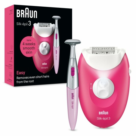 Epilatore Elettrico Braun SE3-202 Fucsia