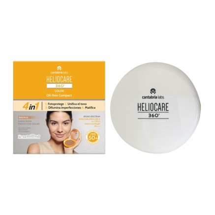 Sonnenschutz mit Farbe Heliocare 360 Compact Oil-Free Bronze SPF 50+ 1