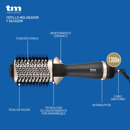 Spazzola Modellante TM Electron 220-240V 50-60Hz