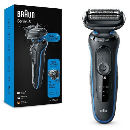Maquinilla de Afeitar Eléctrica Braun 5 51-B1000s Azul