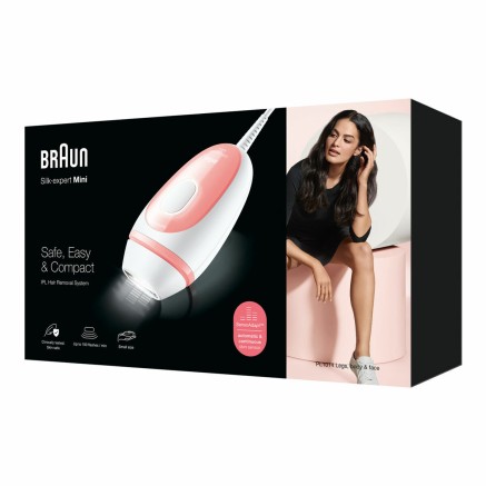 Depiladora Eléctrica de Luz Pulsada Braun Silk-expert Mini 2