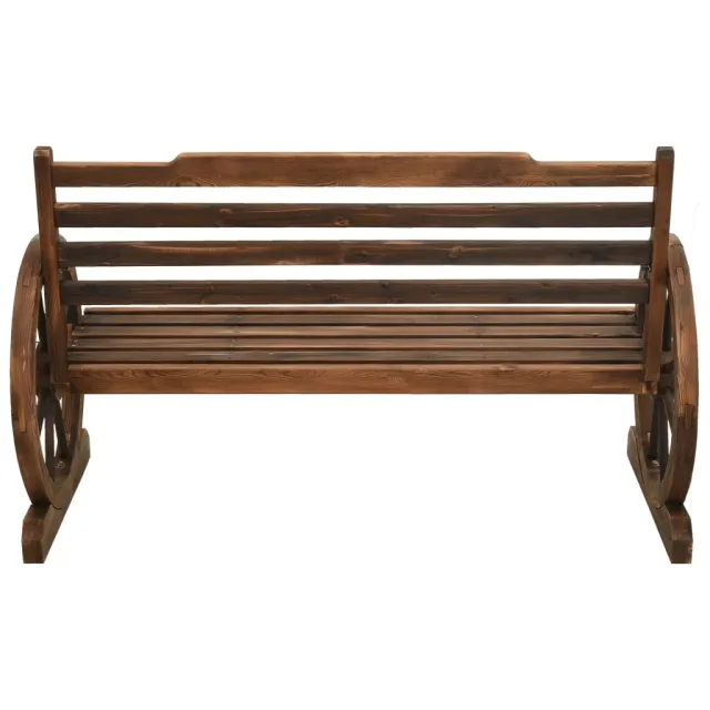 Banc de jardin 112 cm bois de sapin massif