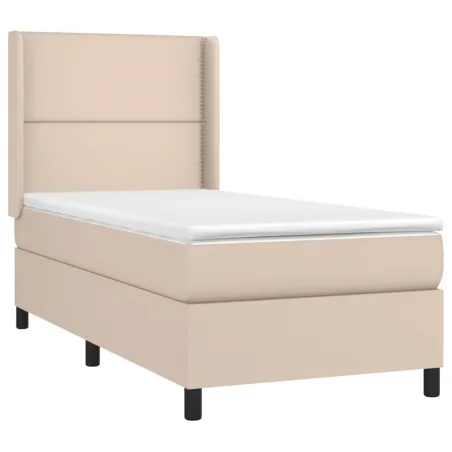 Sommier à lattes de lit matelas LED Cappuccino 90x200cm