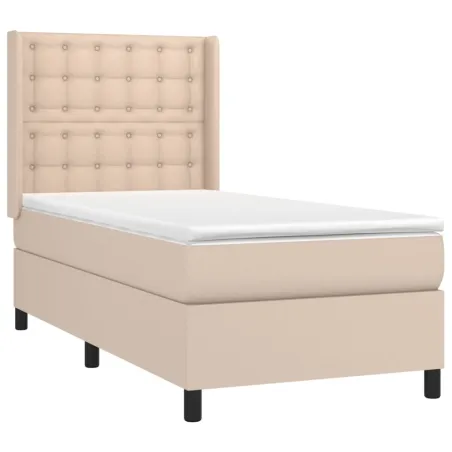 Sommier à lattes de lit matelas LED Cappuccino 90x200cm
