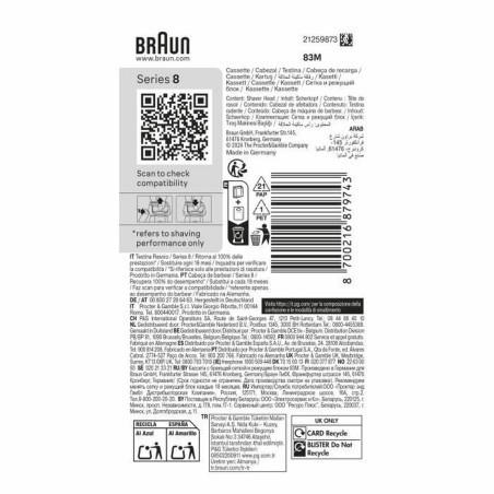 Testina di Ricambio Braun Series 8