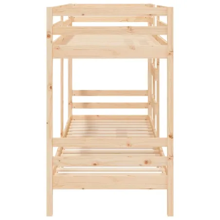 Lit superposé sans matelas 80x200 cm bois de pin massif
