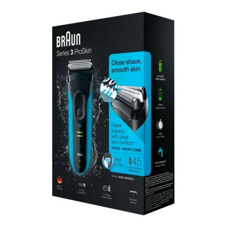Elektrisch sScheerapparaat Braun 3040s Blauw