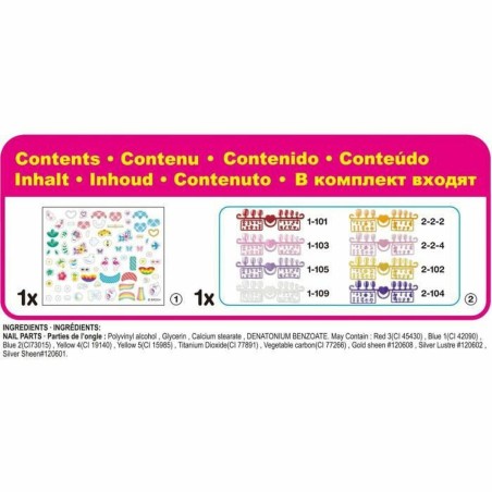 Set dei Manicure Aquabeads 35007 Per bambini Multicolore Plastica
