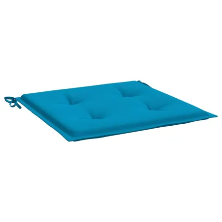 Coussins de chaise jardin lot de 6 bleu 40x40x4 cm tissu oxford