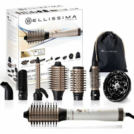 Spazzola Lisciante Bellissima Air Wonder 8 in 1 1000W Nero (8 Unità)
